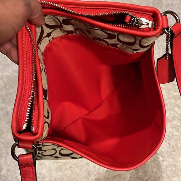 Coach Signature Cloth Crossbody - Picture 11 of 13